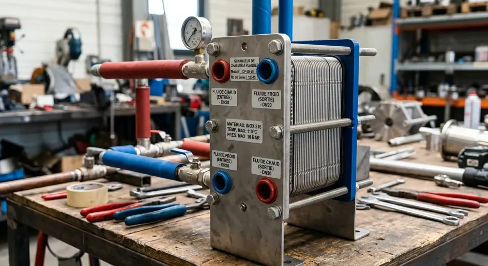 maintenance échangeur à plaque à Welkenraedt